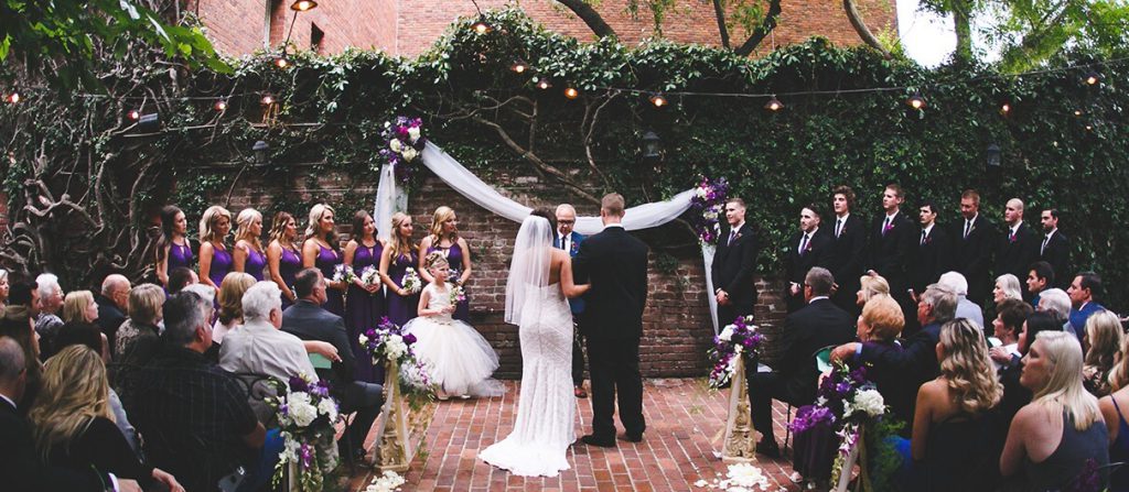 the firehouse outdoor wedding venue sacramento